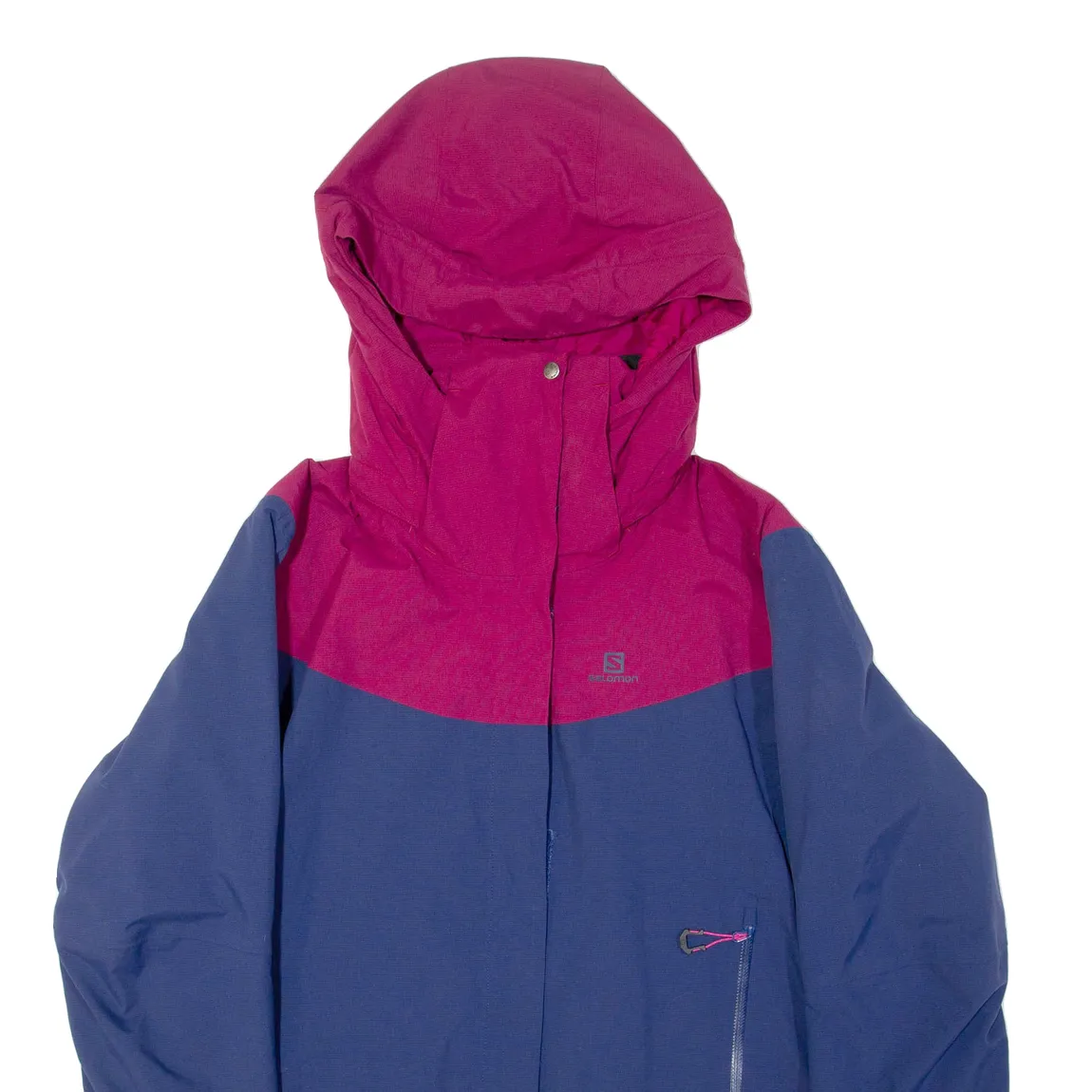 SALOMON Womens Coat Blue Hooded L