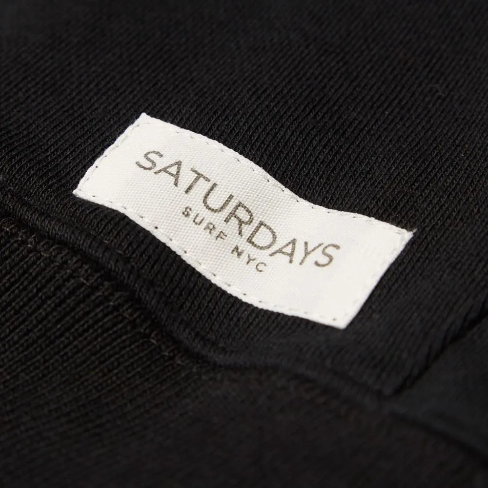 Saturdays Ditch Straight Serif Pullover HoodyBlack