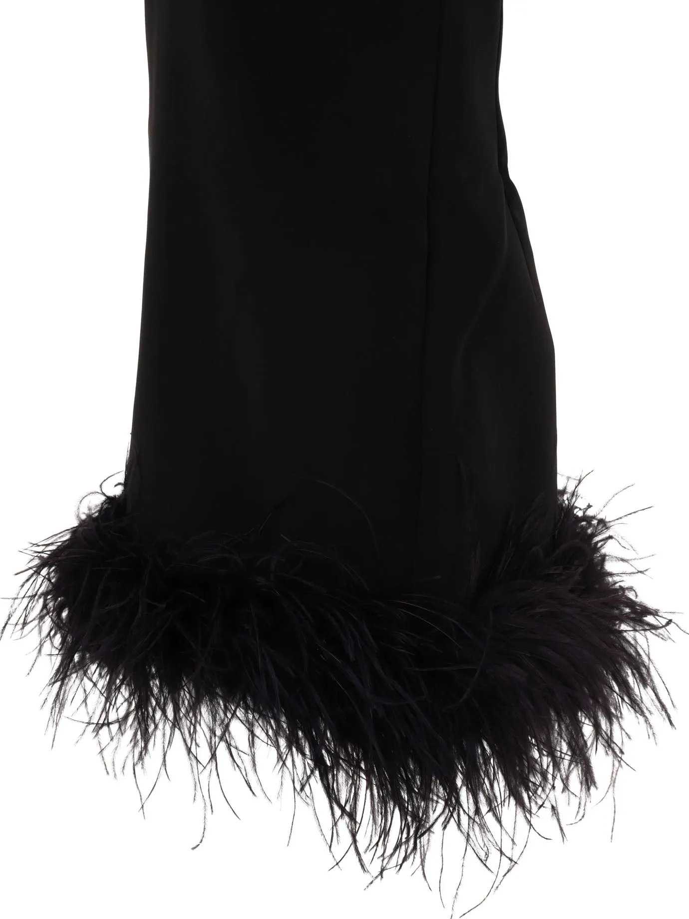 Self Portrait    Self Portrait Crepe Feather Swing Dress