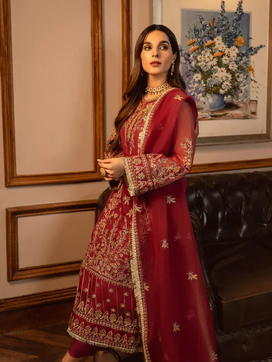 SIFA Lueur Unstitched Embroidered Formal 3Pc Suit FU-23-03-Juliet