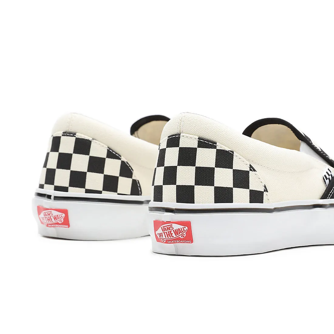 SKATE SLIP-ON CHECKERBOARD BLACK