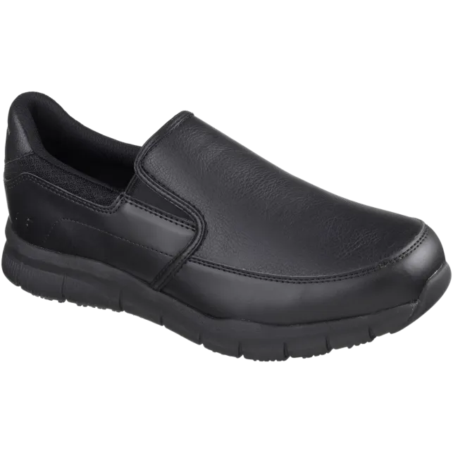 Slip on da uomo nampa groton nero Cod: 77157EC/BLK