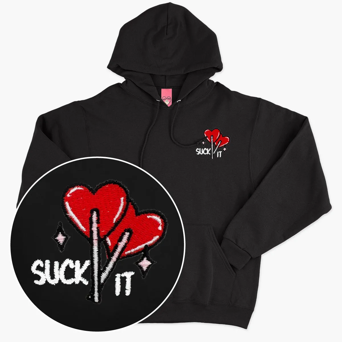 Suck It Lollipop Embroidered Hoodie (Unisex)