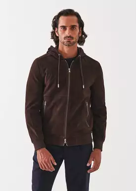 SUEDE FULL ZIP JACKET