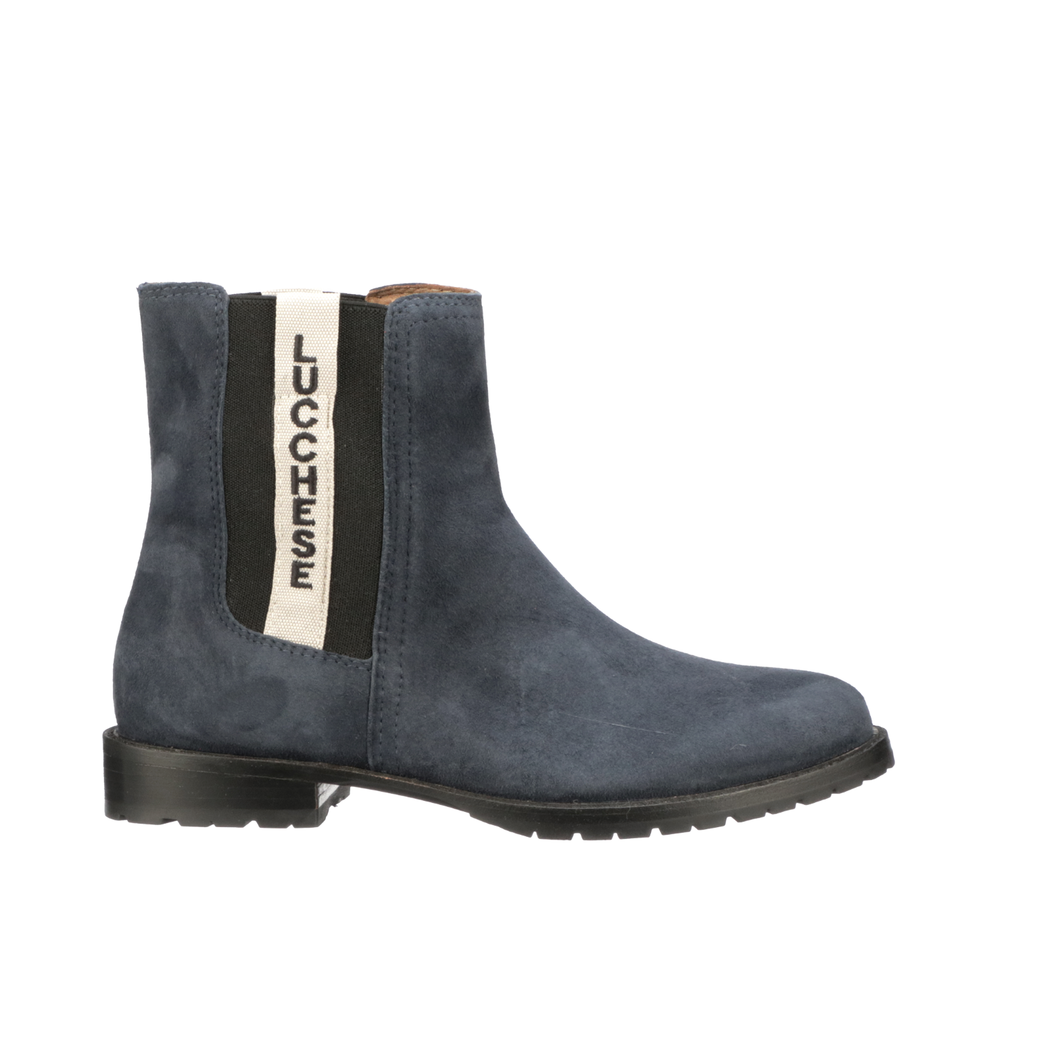 Suede Garden Boot :: Navy