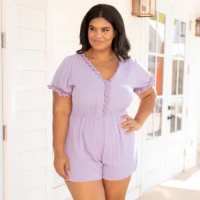 Summertime Crush Romper, Lavender