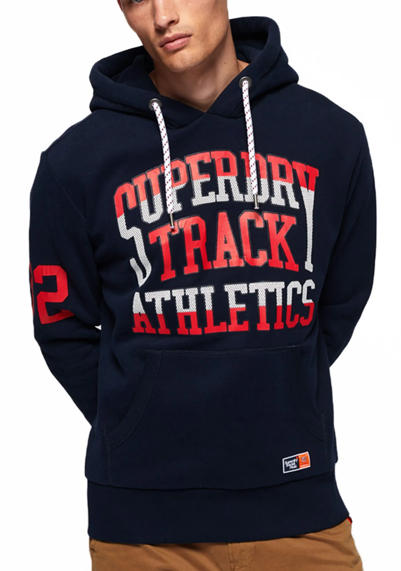 Superdry Track & Field Hoodie Rich Navy