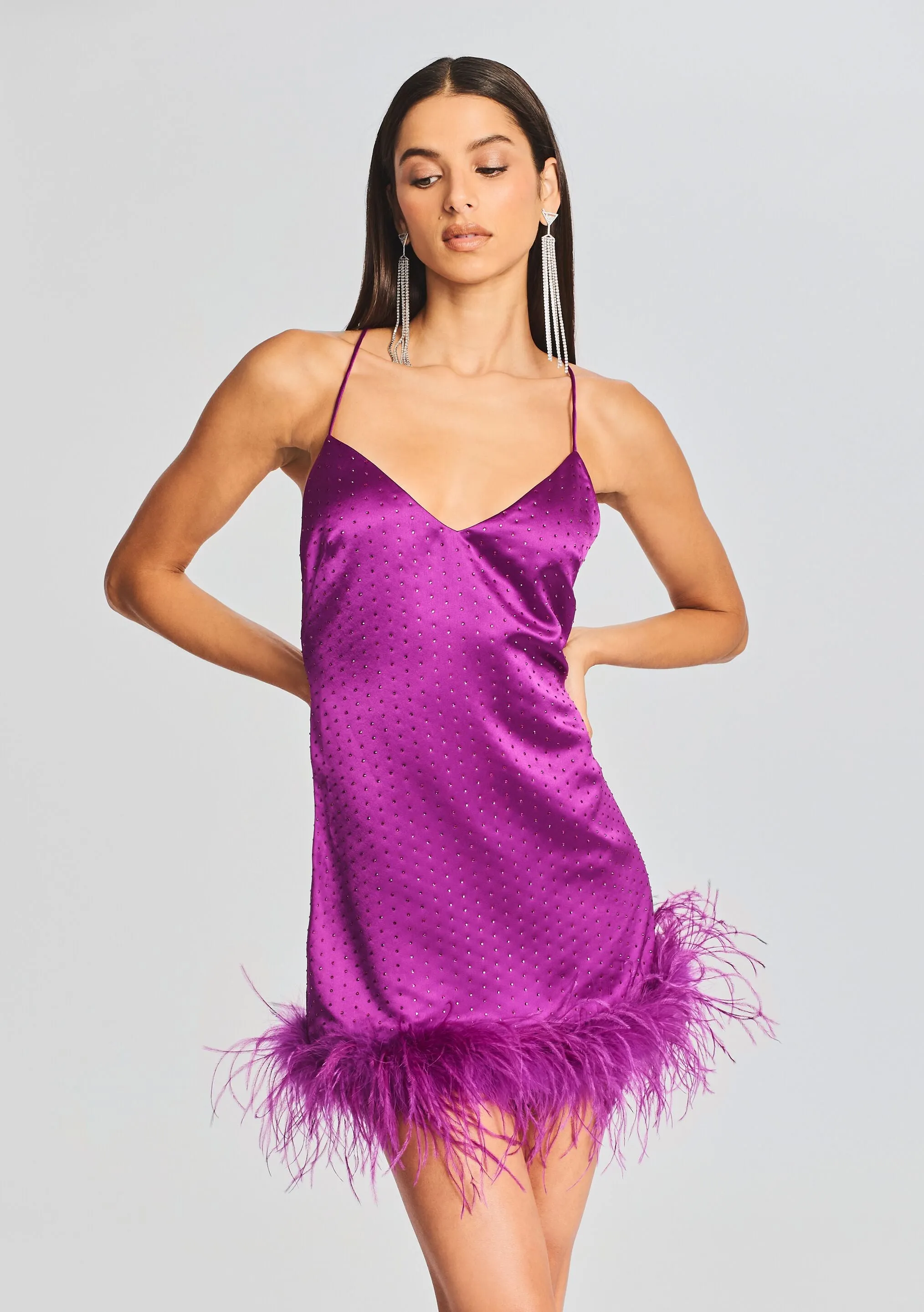 Susana Feather Dress