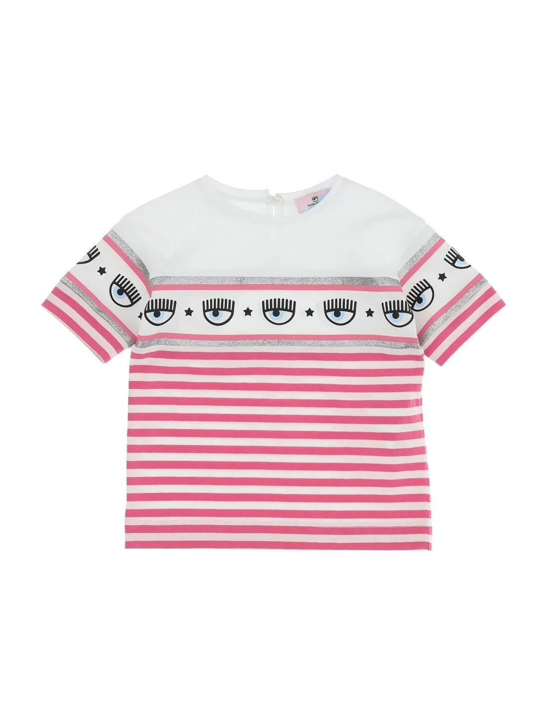 T-shirt Chiara Ferragni BIMBA 53960190429942 bianco PE22