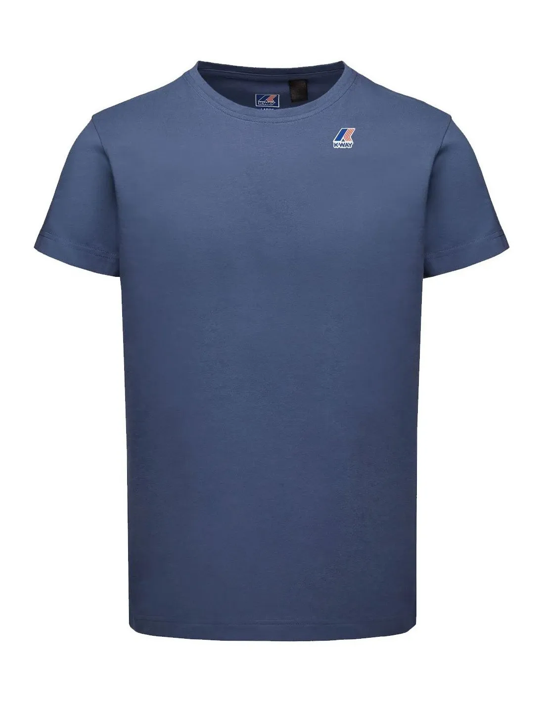 T-shirt K-way uomo K007JE0 Le Vrai Edouard blu indigo