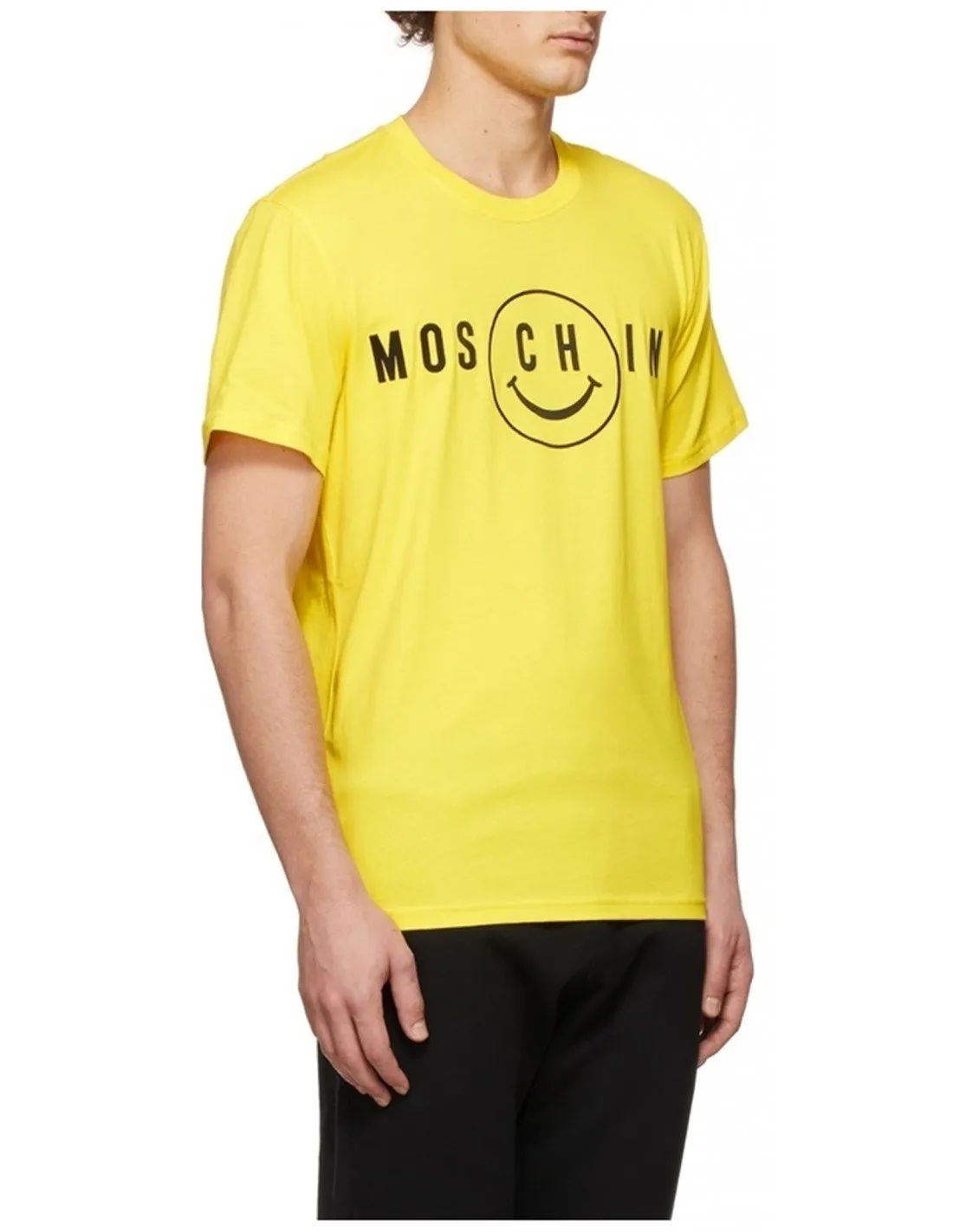 T-shirt Moschino uomo 0719 2041 gialla PE22