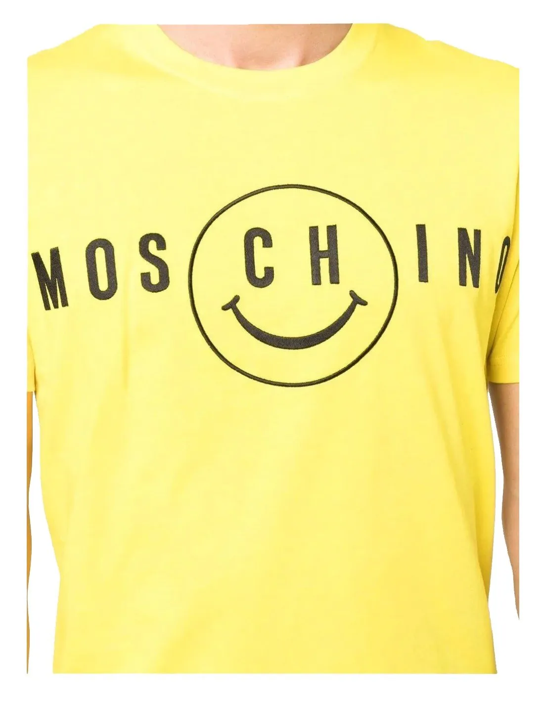 T-shirt Moschino uomo 0719 2041 gialla PE22