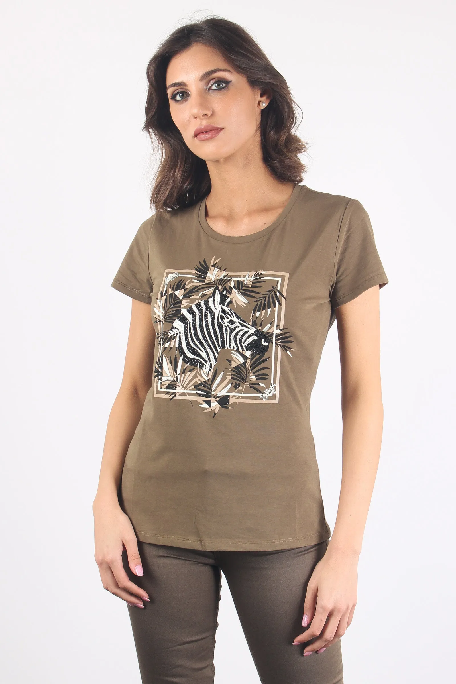 T-shirt Stampa Zebra Olivand Zebra