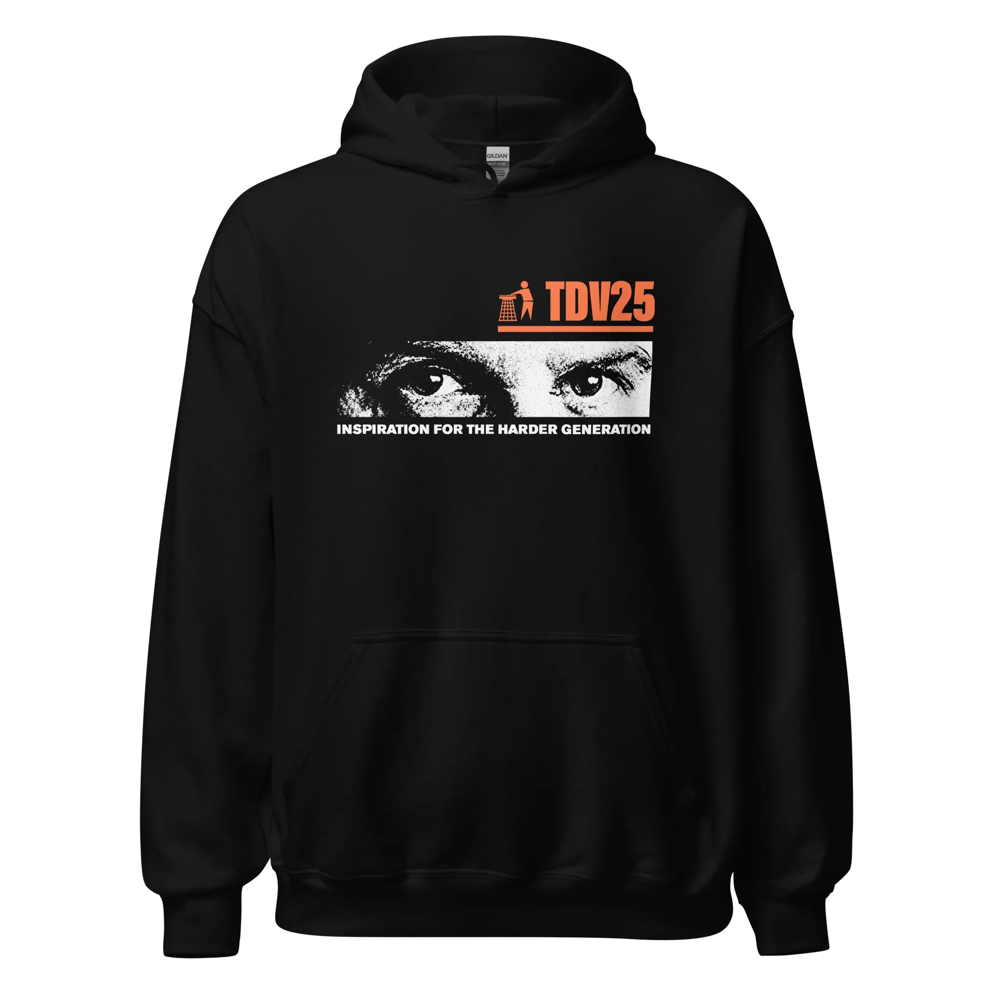 TDV25 Hoodie – Orange Logo