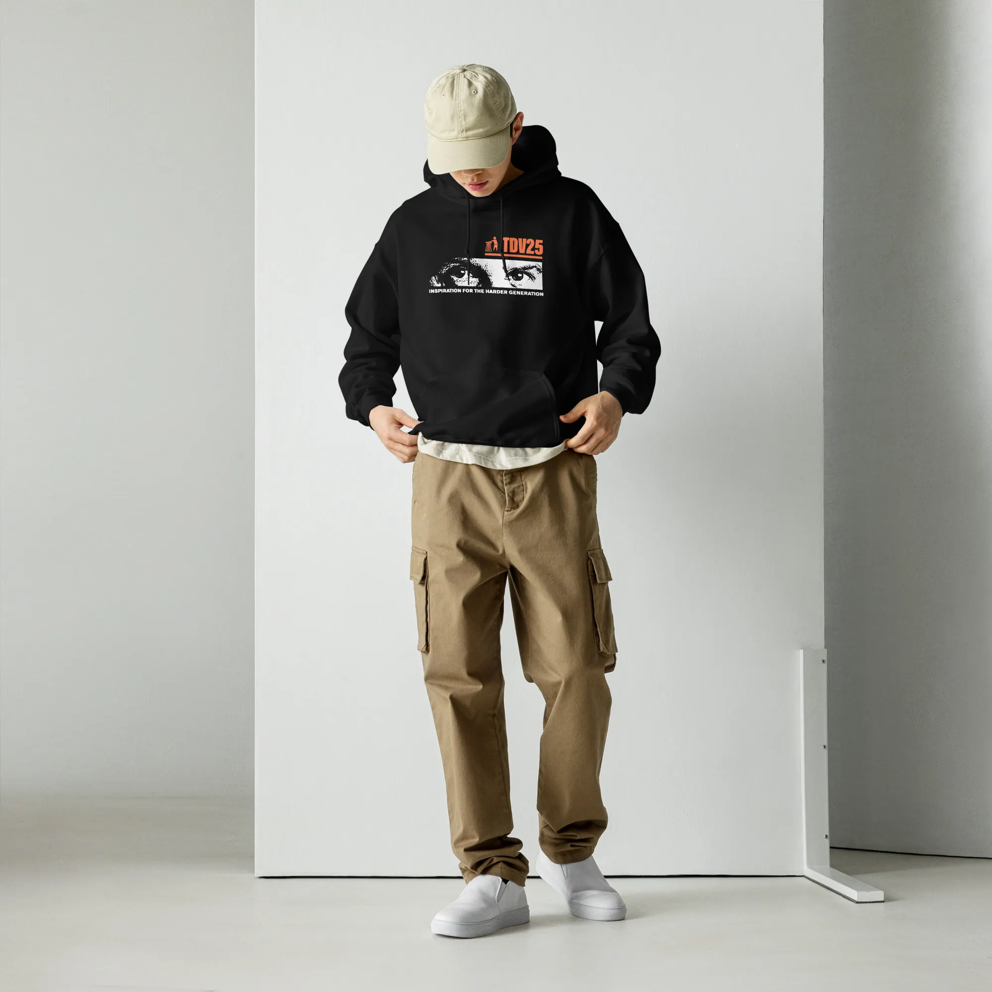 TDV25 Hoodie – Orange Logo