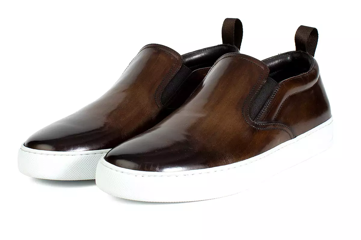 The Ellis Slip-On Sneaker - Brown