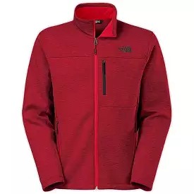 The North Face Men's Haldee Full Zip Jacket TNF Red Heather