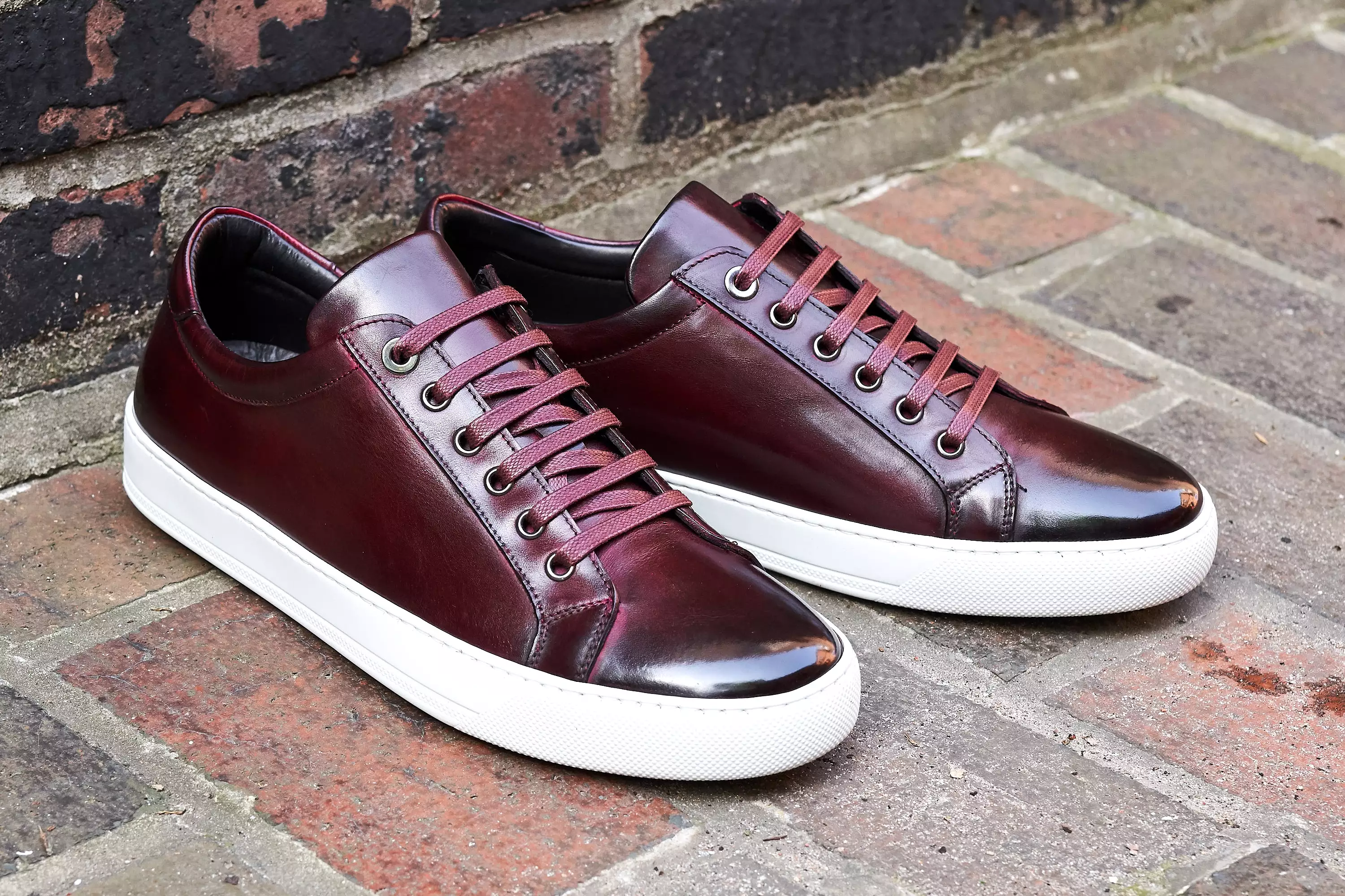 The Smith Low-Top Sneaker - Oxblood