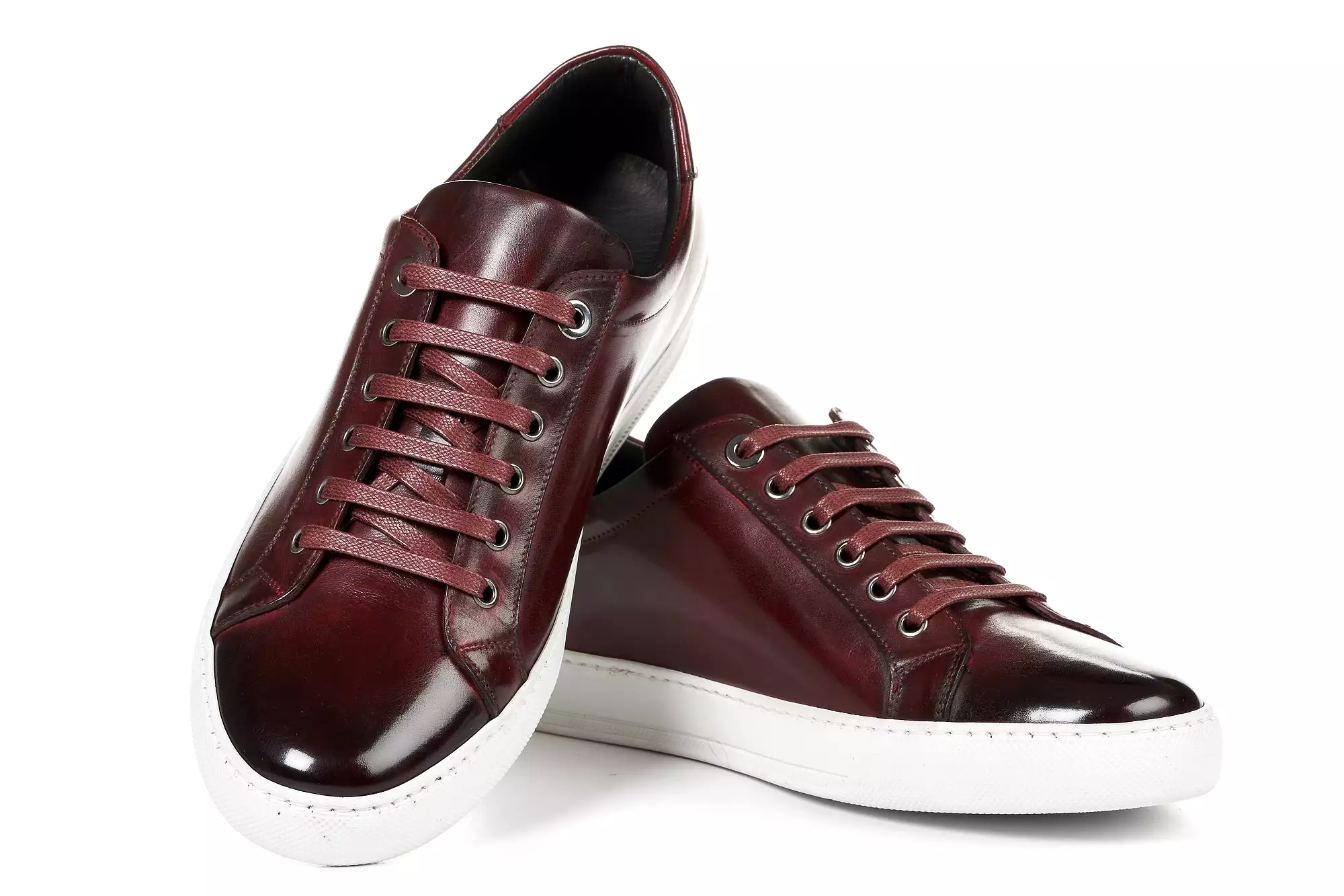 The Smith Low-Top Sneaker - Oxblood