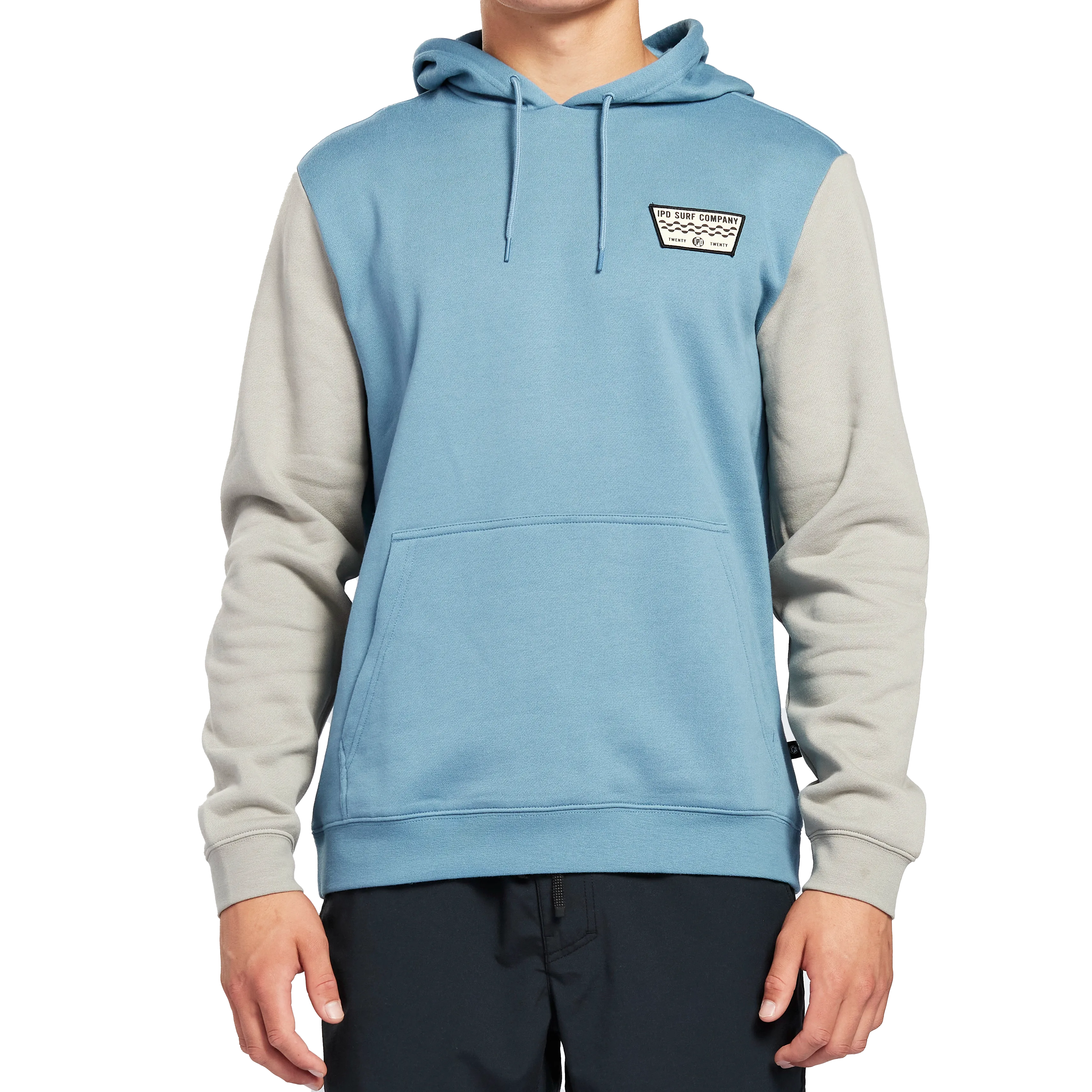 Throttle Blocked Pullover Fleece Hoodie