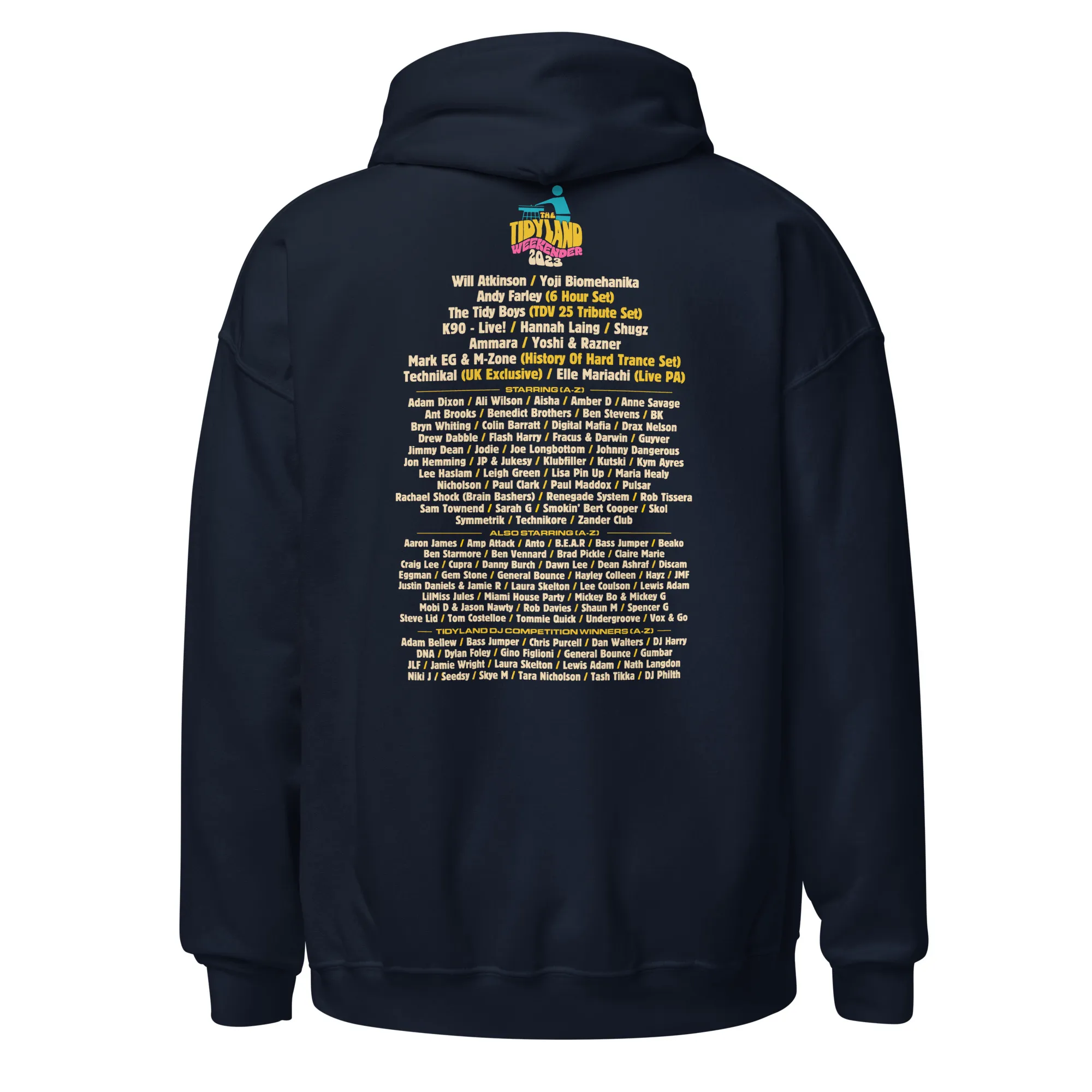 Tidyland 2023 Line Up Hoodie