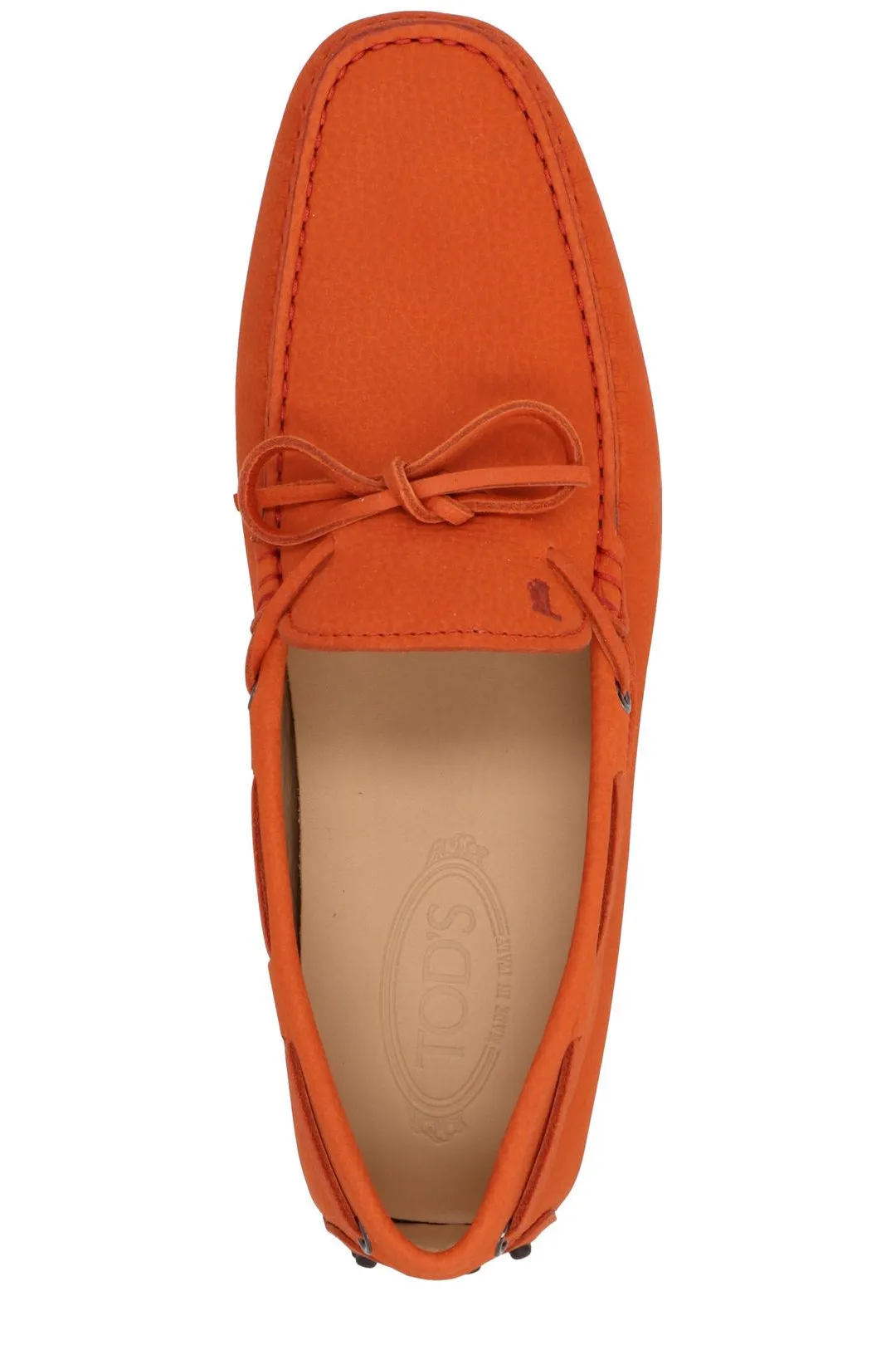 Tod's Round Toe Slip-On Loafers