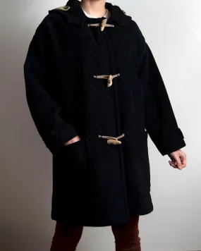 Trussardi navy duffle coat