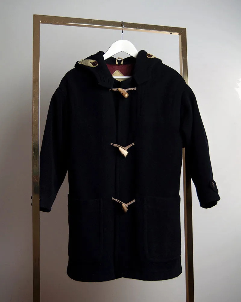 Trussardi navy duffle coat