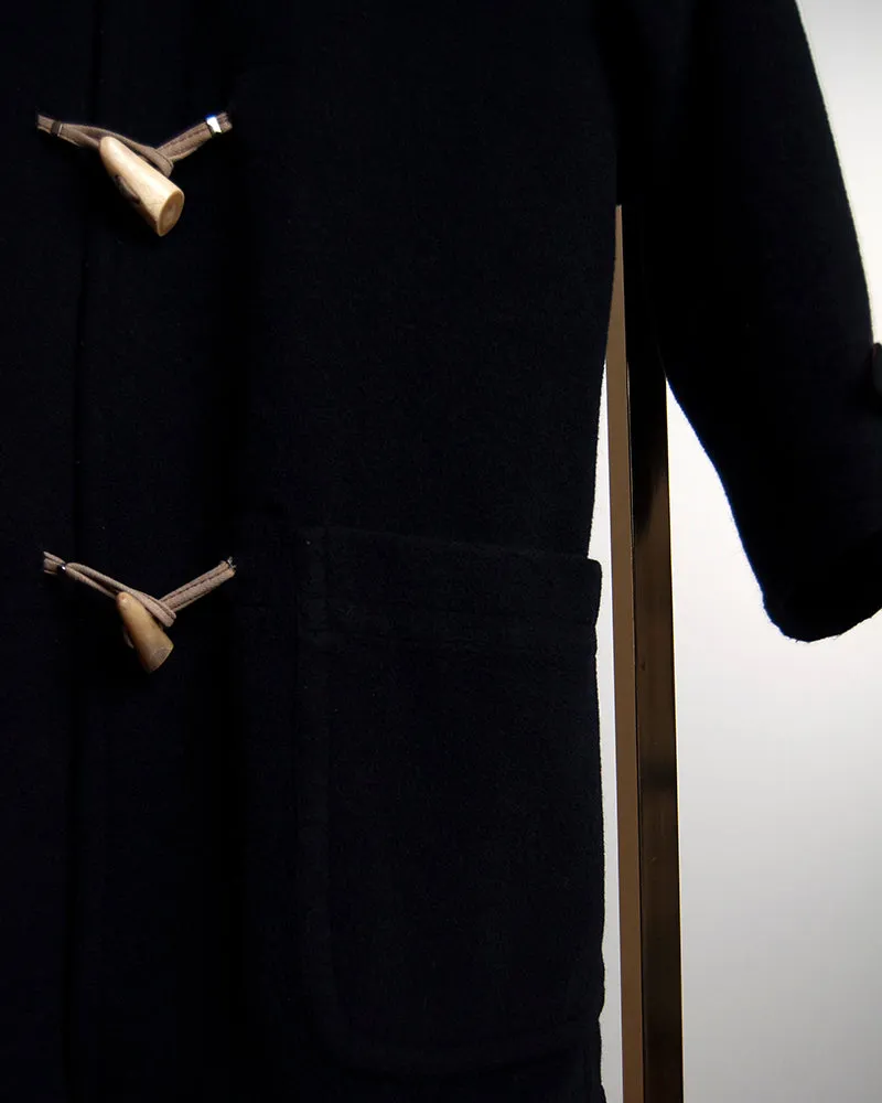 Trussardi navy duffle coat