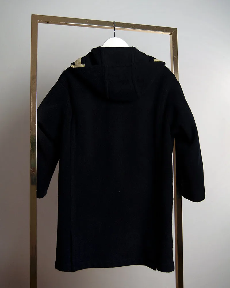 Trussardi navy duffle coat