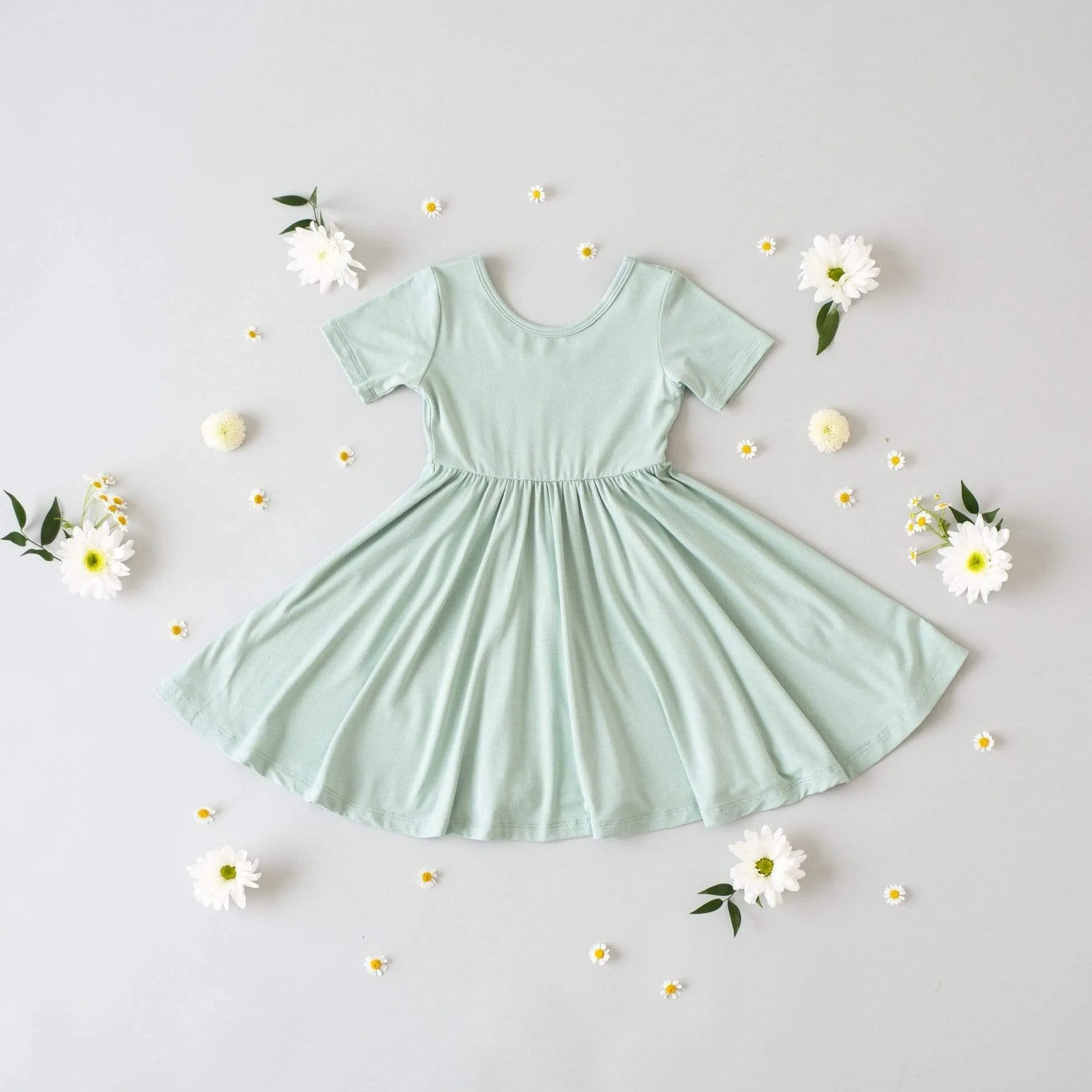 Twirl Dress in Sage