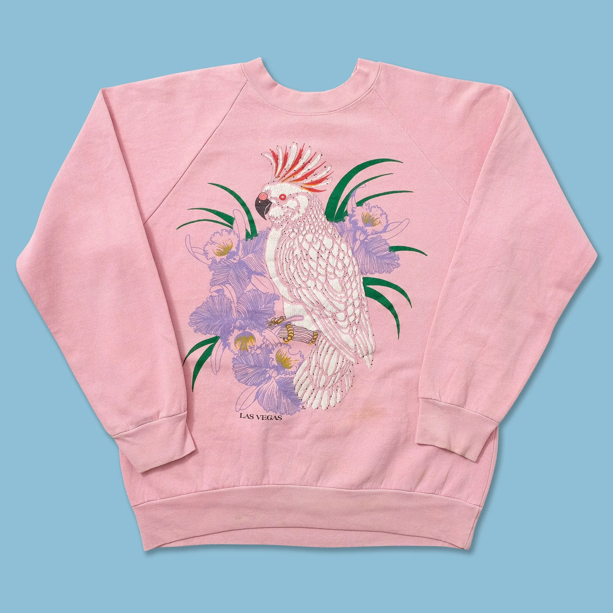 Vintage Bird Sweater Small