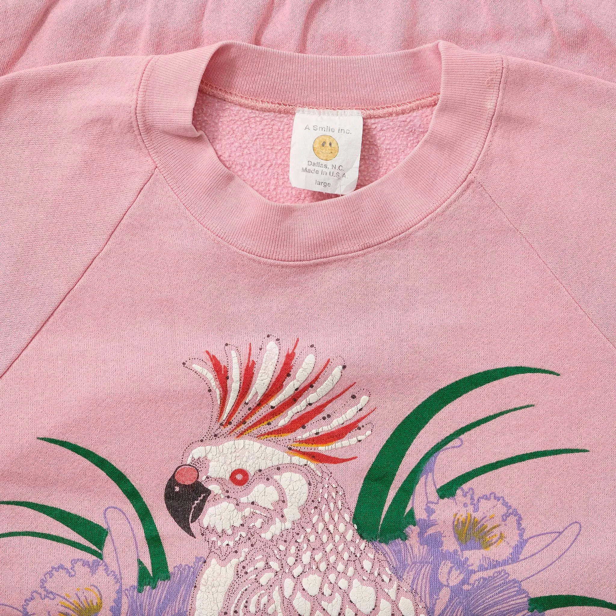 Vintage Bird Sweater Small