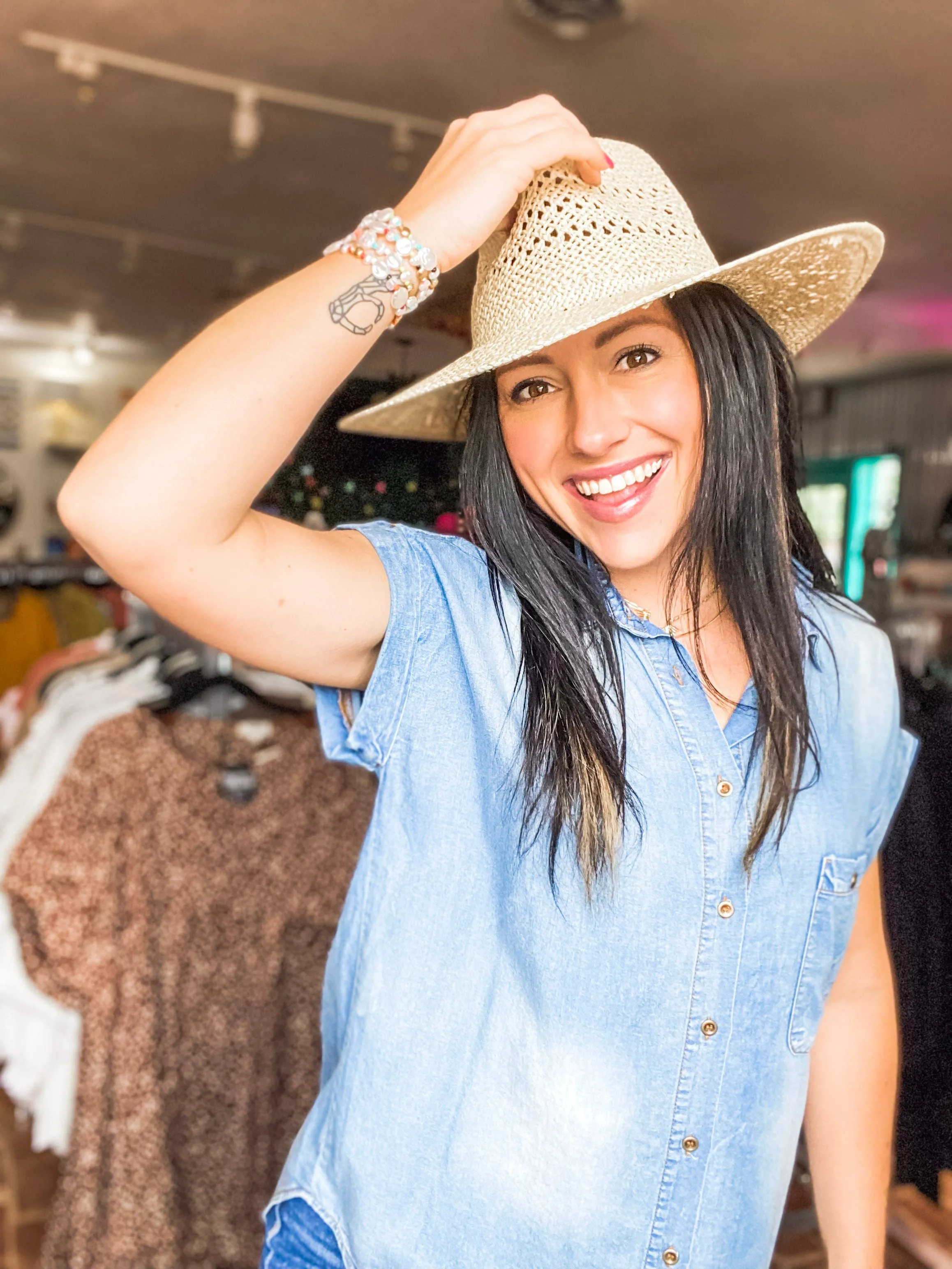 Vintage Look Denim Shirt