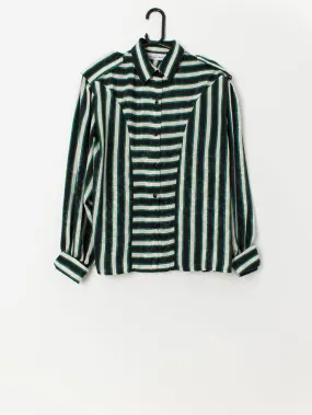 Vintage Madame de Saint Gil Paris striped blouse, made in France – Medium / Large