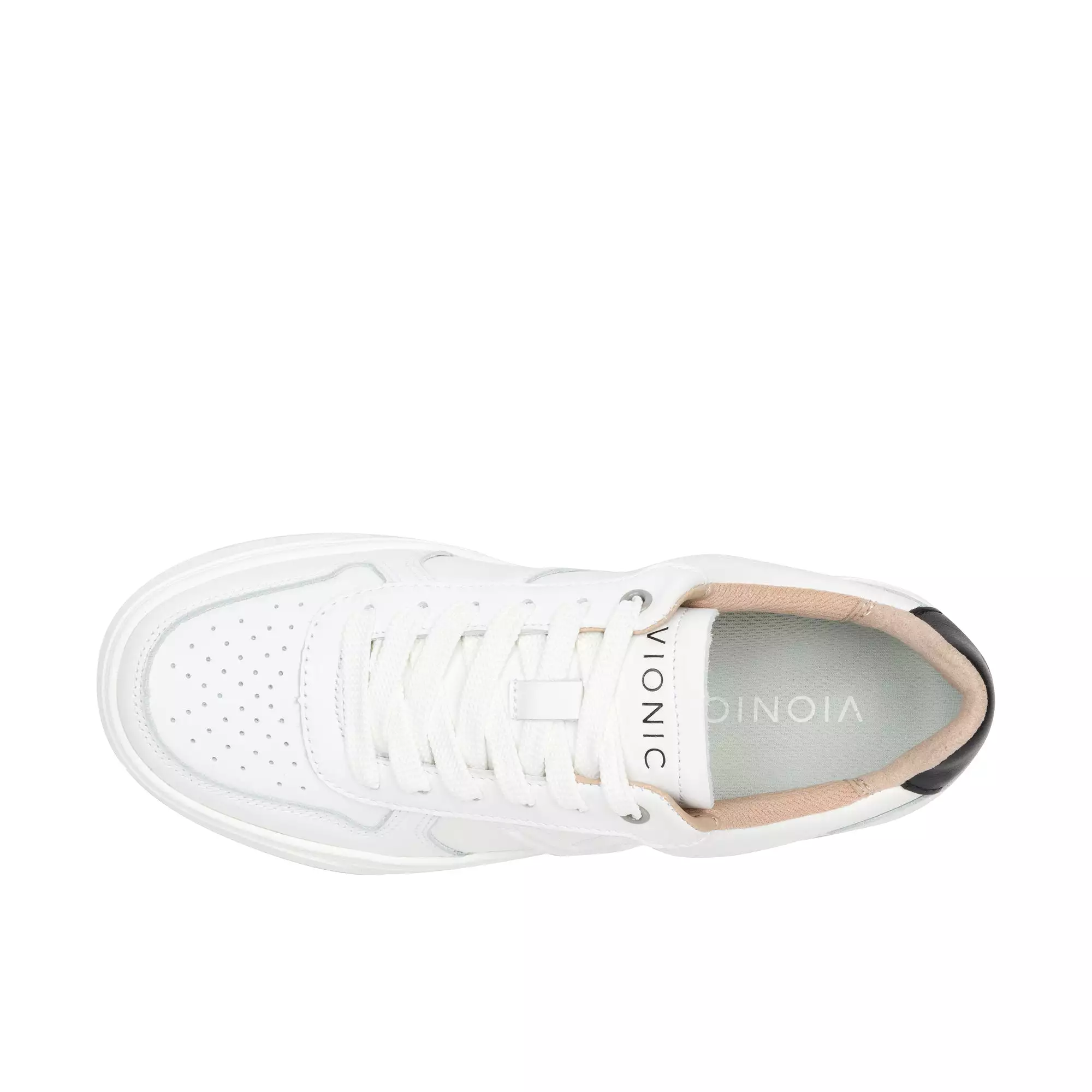 Vionic Womens Kimmie Court Sneaker White