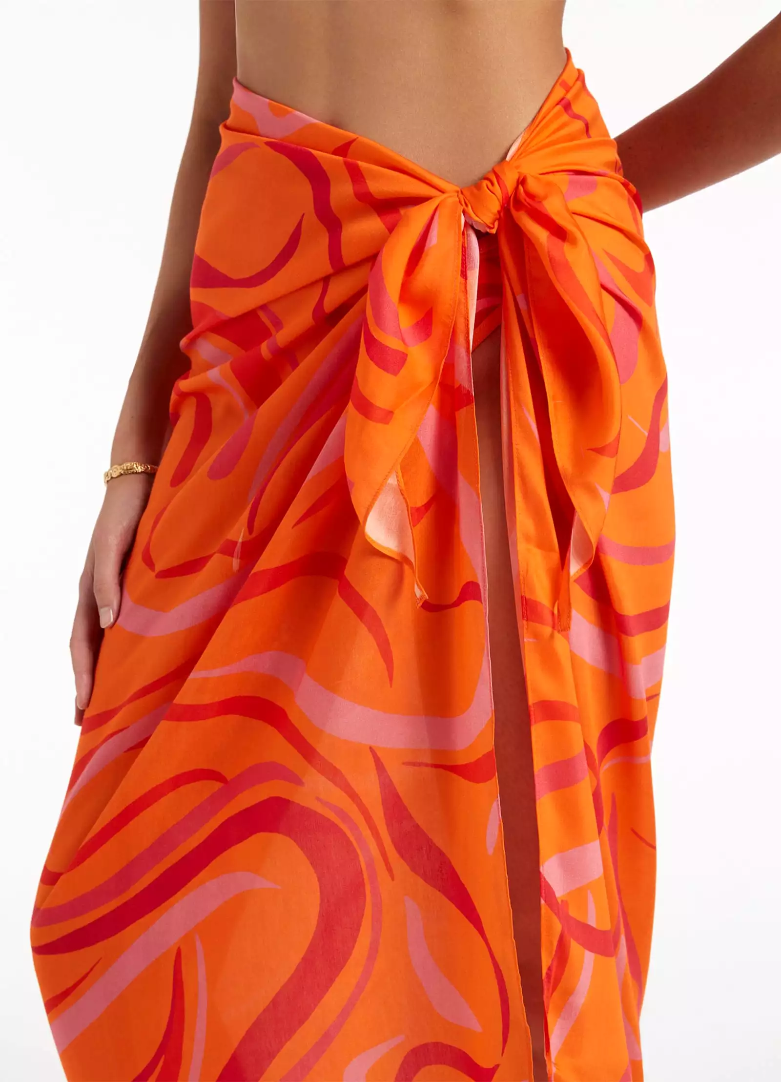 Vortici Sarong - Retro Orange