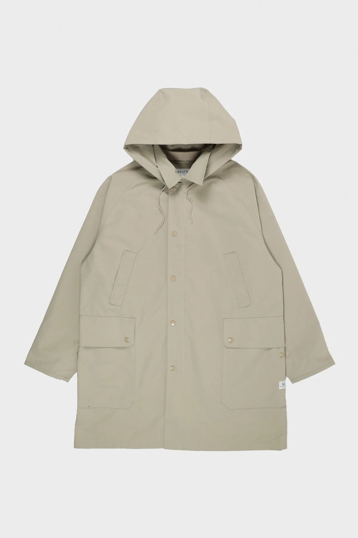 Weather Twill Fall Leaf Coat - Beige