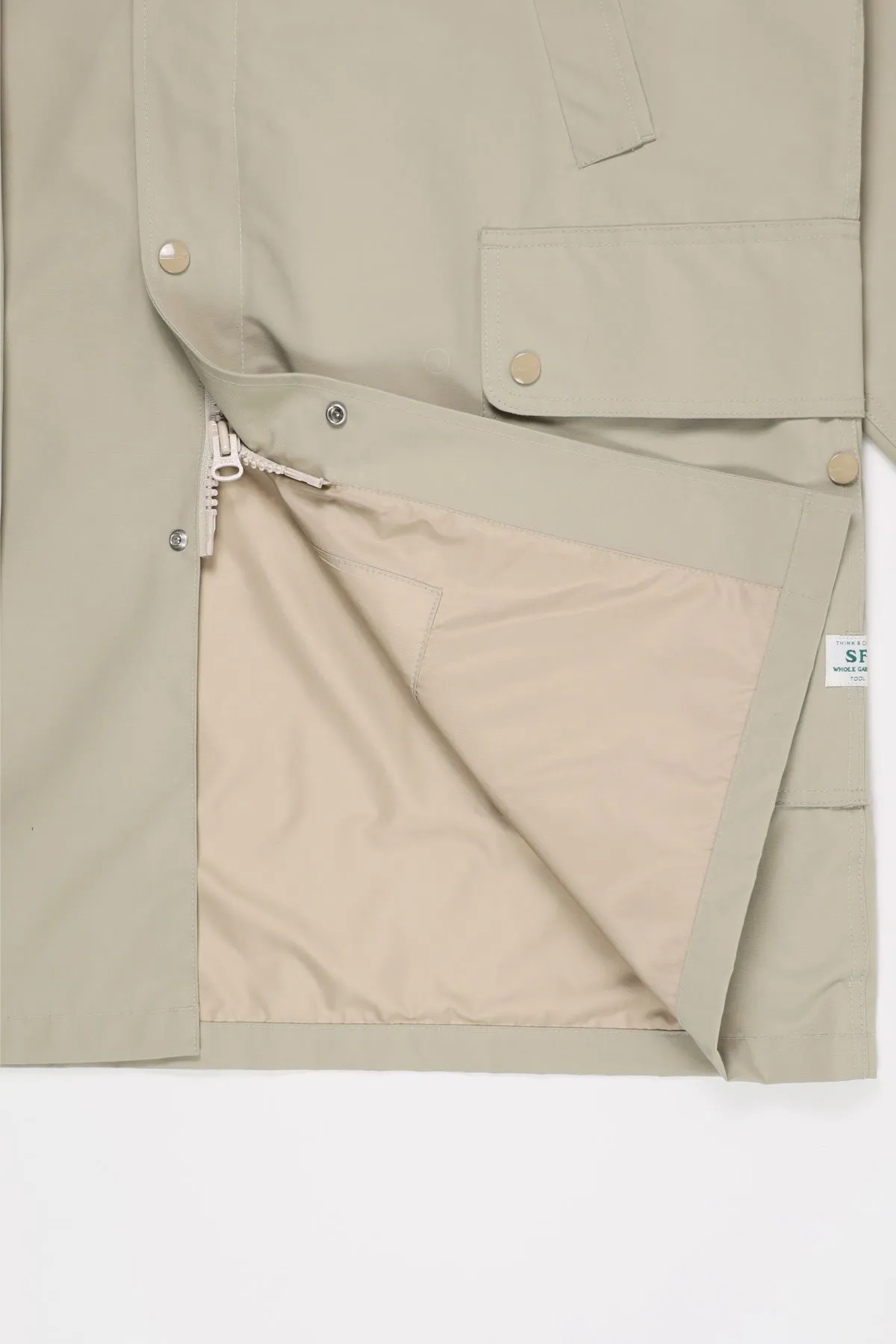 Weather Twill Fall Leaf Coat - Beige