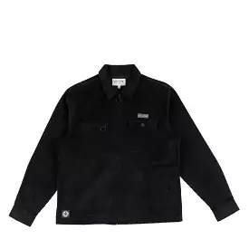 Welcome Hydra Corduroy Zip Jacket Black