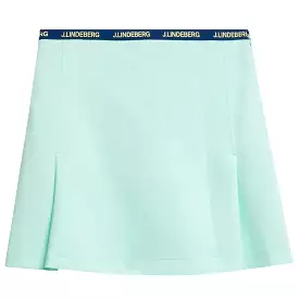 Womens Keisha Lux Bonded Skirt Aruba Blue - SS24