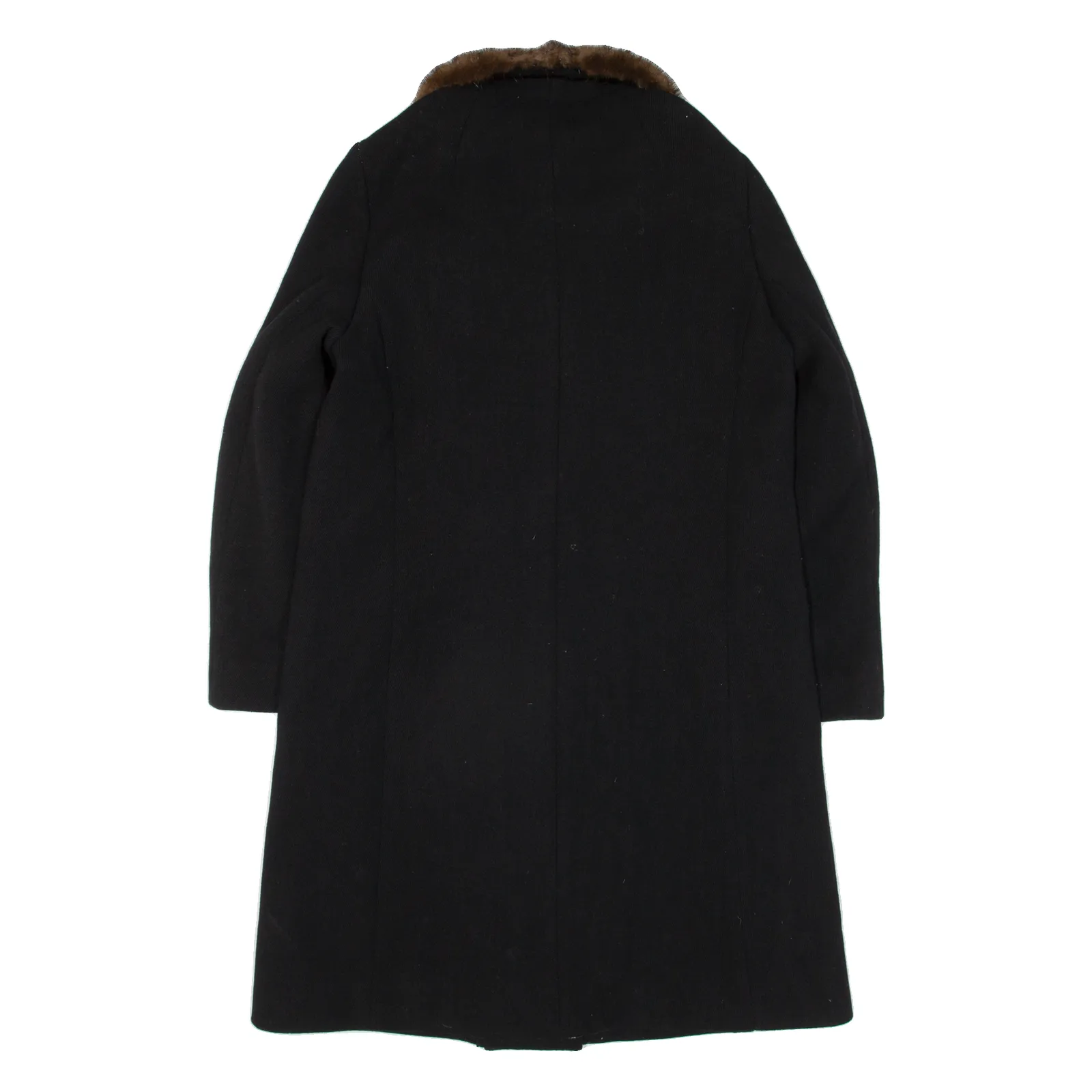 Womens Overcoat Coat Black Knit M