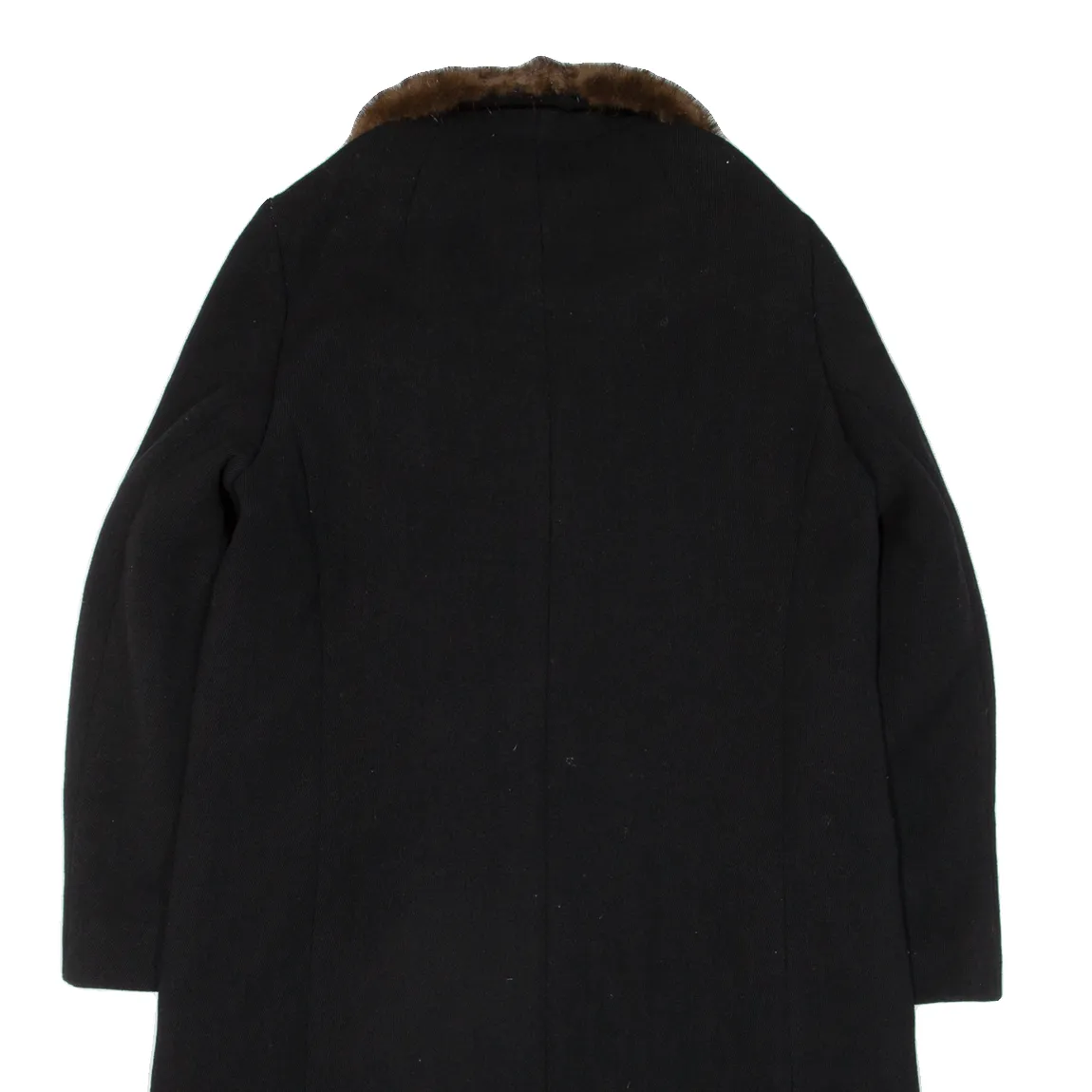 Womens Overcoat Coat Black Knit M