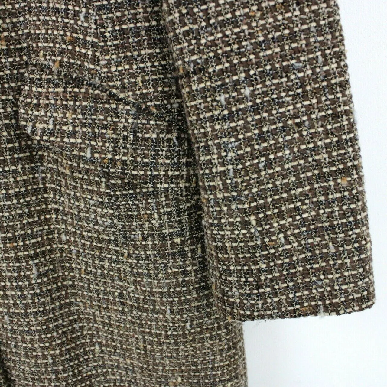 Womens PAUL COSTELLOE Wool Coat Brown | Medium