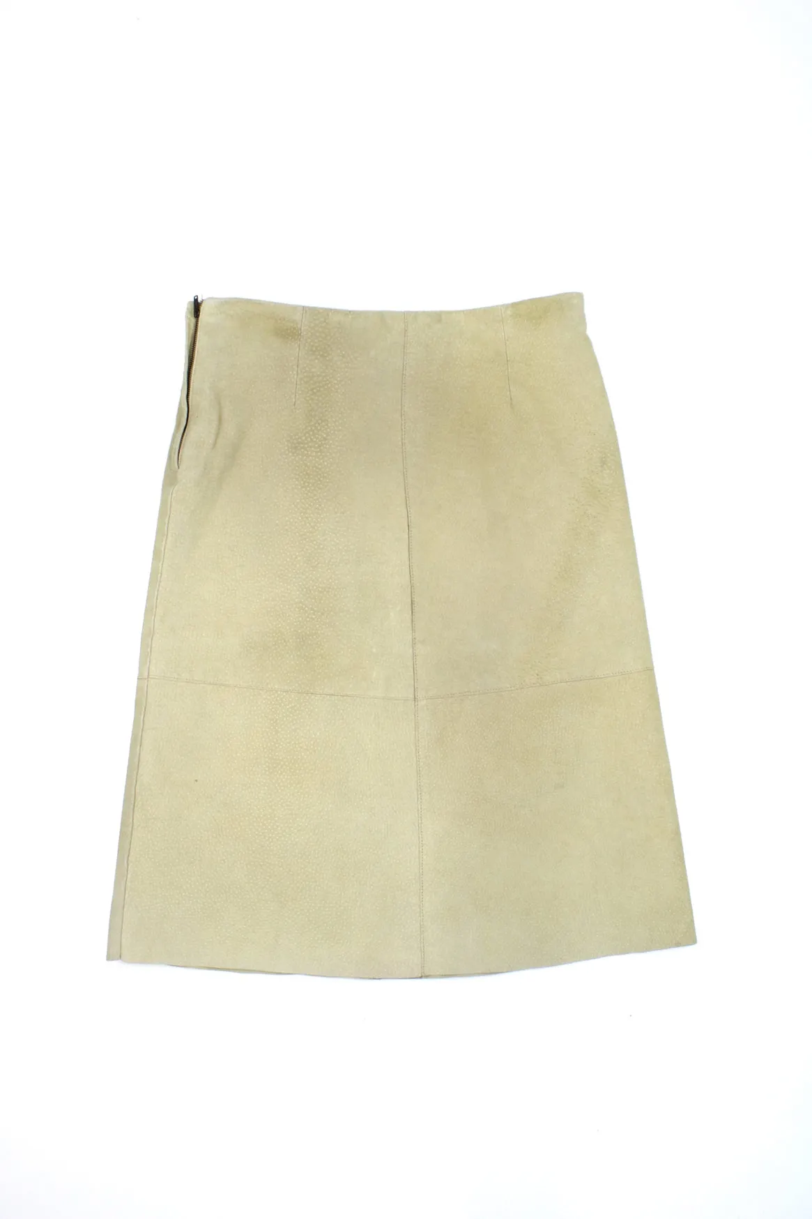 Y2K Suede Midi Skirt