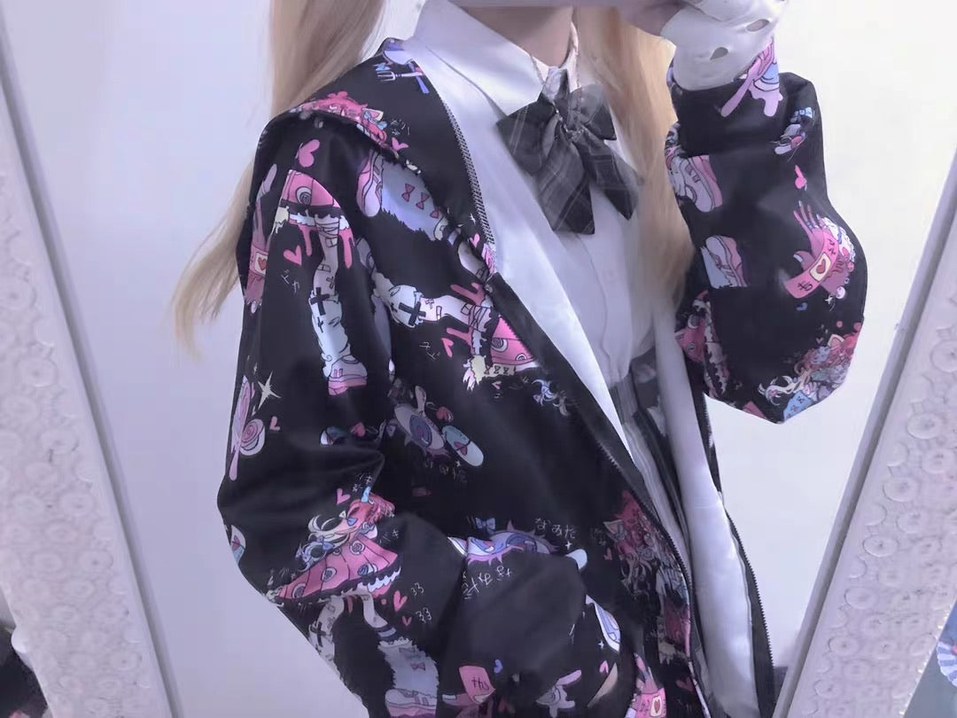 yume kawaii harajuku style sour sweet jacket