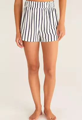 Z Supply - Low Tide Stripe Short Cloud Dancer