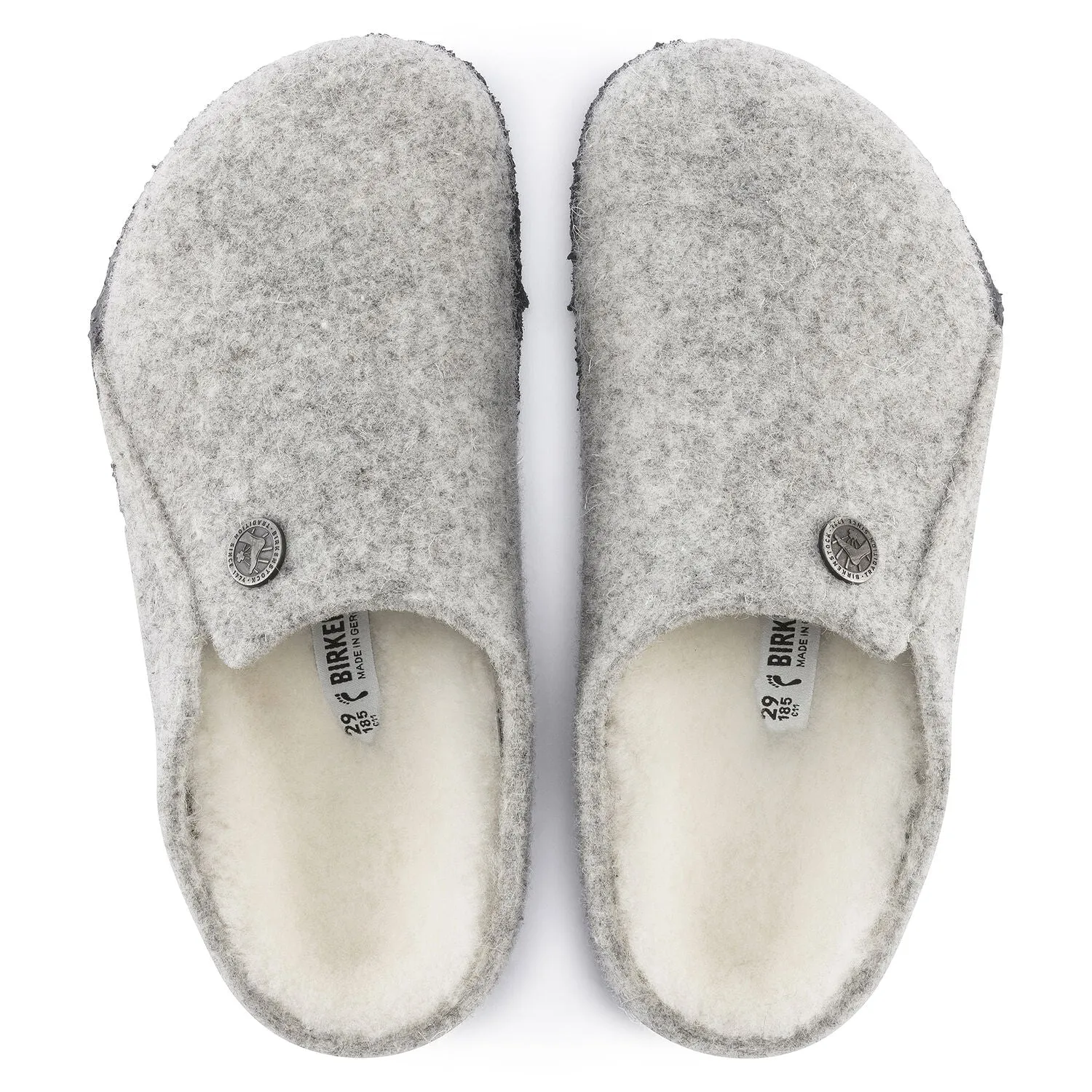 Zermatt Kids - Ligth Grey Wool Felt Shearling||Zermatt pour enfants - Feutre de laine et fourrure gris ple